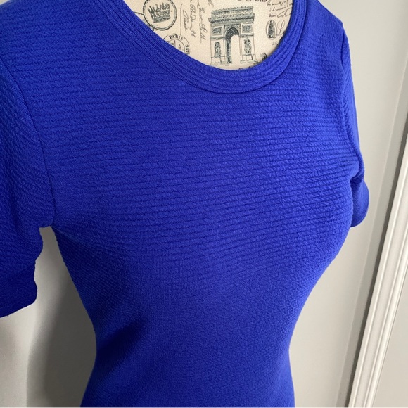 NWT Timing Blue Short Sleeve Dress (medium) - Picture 2 of 5